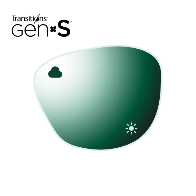 METAOPTICS Transitions Gen S verres progressifs émeraude cat 0-3